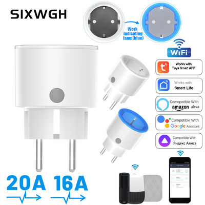 Guter Preis 4400W RoHS Smart Wiring Devices EU WLAN Sprach aktivierte Steckdose Online