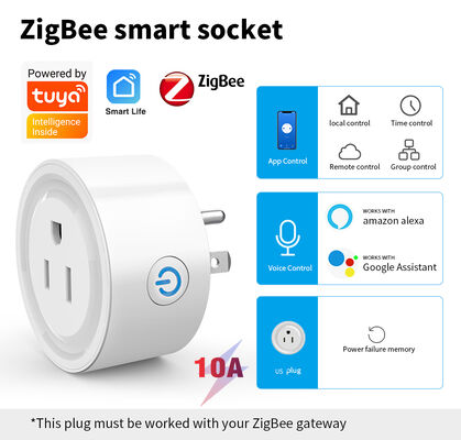 Buen precio Compacto redondo ZigBee dispositivos de conexión inteligente Home Hub 53mm 100V en línea