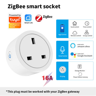 Bon prix ZigBee 3.0 Dispositifs de câblage intelligents Sortie de prise répéteur de maillage UE US UK Standard en ligne