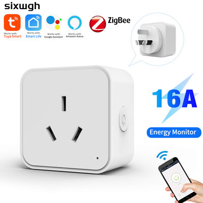 ราคาดี 250V Tuya Zigbee Smart Plug Socket Mesh Repeater And Energy Monitor สําหรับระบบอัตโนมัติในบ้าน ออนไลน์