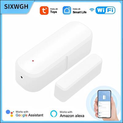 Goede prijs Draadloos 802.11b WiFi deurdetector sensor alarm voor smart home beveiliging online