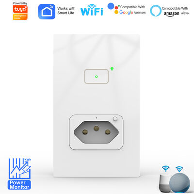 Buen precio Automatización Smart Home Switch 20A Socket Google Control de voz para el hogar 4x2 pulgadas en línea