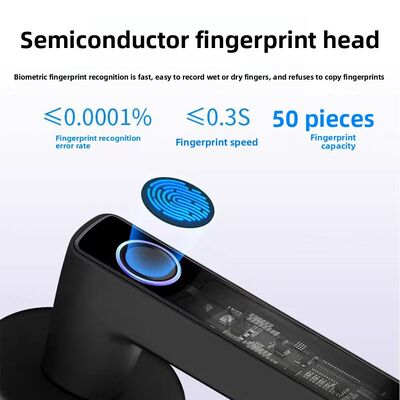 Tuya Smart Door Handle Lock with WiFi & Fingerprint