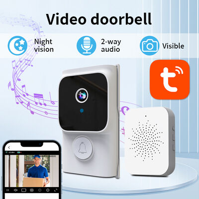 Giá tốt 2 Way Intercom Smart Home Security Package 1080p Camera chuông cửa 800mAh Pin 75° góc rộng trực tuyến