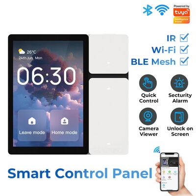 Tuya Smart Control Panel with BLE Mesh Gateway and Partition Control
