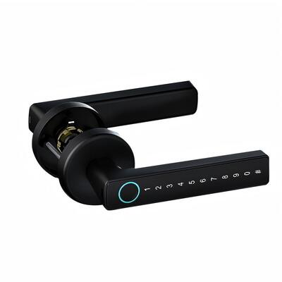 Buen precio Tuya Smart Cerradura de puerta biométrica WiFi Semiconductor sensor de huellas dactilares Reposición de botón de actualización en línea