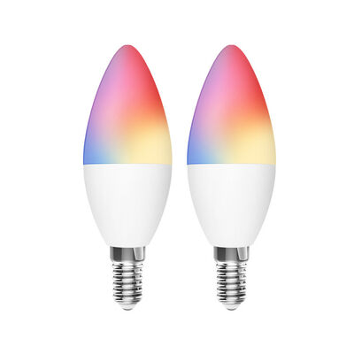 Harga bagus Kontrol Suara Kontrol Pencahayaan Cerdas WiFi Lampu Lampu Lilin 16 Juta Warna Musik Sync RGB Lampu LED on line